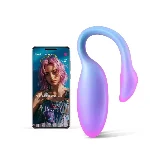 Смарт-віброяйце Magic Motion Flamingo Max Blue 2 в 1: віброяйце та тренажер Кегеля, 10 режимів - мініатюра 1