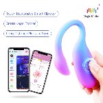 Смарт-віброяйце Magic Motion Flamingo Max Blue 2 в 1: віброяйце та тренажер Кегеля, 10 режимів - мініатюра 5