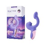 Смарт-вібратор Magic Motion Ponder Purple, подвійна стимуляція, віброяйце+язичок для клітора - мініатюра 6