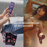 Смарт-вібратор Magic Motion Ponder Red, подвійна стимуляція, віброяйце+язичок для клітора - мініатюра 13