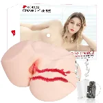 Мастурбатор Kokos 005 Jenny ONAHOLE Real Vagina 2WayPlus з вібрацією та масажем - мініатюра 1