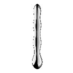 Металевий дилдо Satisfyer Cosmic Crest 2, двосторонній, можна нагрівати й охолоджувати - мініатюра 4