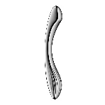 Металевий дилдо Satisfyer Pure Gravity 1, двосторонній, можна нагрівати й охолоджувати, 939 г - мініатюра 1