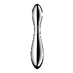 Металевий дилдо Satisfyer Pure Gravity 2, двосторонній, можна нагрівати й охолоджувати, дуже важкий - мініатюра 4