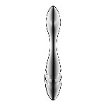 Металевий дилдо Satisfyer Pure Gravity 3, двосторонній, можна нагрівати й охолоджувати, дуже важкий - мініатюра 3
