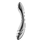 Металевий дилдо Satisfyer Pure Gravity 3, двосторонній, можна нагрівати й охолоджувати, дуже важкий - мініатюра 2