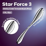 Металевий дилдо Satisfyer Star Force 3, двосторонній, можна нагрівати та охолоджувати, дуже важкий - мініатюра 6