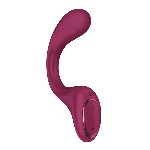 Вагінально-кліторальний вібратор Satisfyer G for Goddess 2 Wine Red, 2 мотори - мініатюра 2