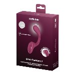 Вагінально-кліторальний вібратор Satisfyer G for Goddess 2 Wine Red, 2 мотори - мініатюра 5