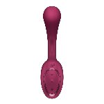 Вагінально-кліторальний вібратор Satisfyer G for Goddess 2 Wine Red, 2 мотори - мініатюра 3