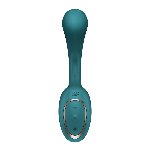 Вагінально-кліторальний вібратор Satisfyer G for Goddess 2 Bottle Green, 2 мотори - мініатюра 3