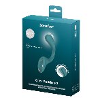 Вагінально-кліторальний вібратор Satisfyer G for Goddess 2 Bottle Green, 2 мотори - мініатюра 5