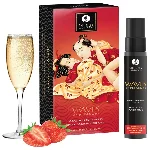 Спрей для посилення слиновиділення Shunga Waves of Pleasure Strawberry Sparkling Wine - мініатюра 1