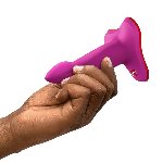 Фалоімітатор Fun Factory LIMBA FLEX S Magenta, гнучкий, з ефектом пам’яті, підходить для точки G - мініатюра 5