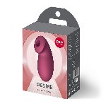 Вакуумний стимулятор Fun Factory Desire Wine Red, 11 режимів роботи, перезаряджуваний - мініатюра 6