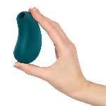 Вакуумний стимулятор з вібрацією Fun Factory Cherie Bottle Green, 11 + 12 режимів роботи, перезаряджуваний - мініатюра 5
