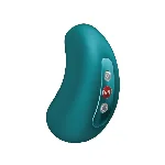 Вакуумний стимулятор з вібрацією Fun Factory Cherie Bottle Green, 11 + 12 режимів роботи, перезаряджуваний - мініатюра 1