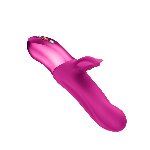 Пульсатор з вібрацією кліторального відростка Fun Factory BI STRONIC FUSION Magenta, 2 мотори - мініатюра 4