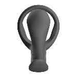 Анальна пробка з ерекційним кільцем Fun Factory BOOTIE RING Black - мініатюра 5