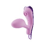 Смарт-віброяйце зі стимуляцією клітора KISSTOY Viosecret Pro, реагує на стискання, пояс для кріплення - мініатюра 2