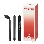 Електростимулятор з вібрацією KISSTOY Find Her, 3 насадки + подовжувач - мініатюра 1