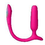 Анальна смарт-вібропробка Lovense Lush Anal, дуже потужна, LED-підсвічування - мініатюра 5