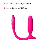 Анальна смарт-вібропробка Lovense Lush Anal, дуже потужна, LED-підсвічування - мініатюра 17