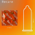 Презервативи Recare Color Fruit Flavour Condoms 3 шт, аромати: м'ята, банан, полуниця - мініатюра 3