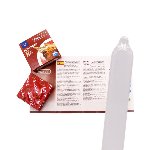 Презервативи Recare Cola Dotted&Ribbed Condoms 3 шт, з пухирцями та ребрами, аромат: Кола - мініатюра 4
