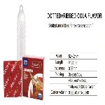 Презервативи Recare Cola Dotted&Ribbed Condoms 3 шт, з пухирцями та ребрами, аромат: Кола - мініатюра 6
