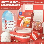 Презервативи Recare Cola Dotted&Ribbed Condoms 3 шт, з пухирцями та ребрами, аромат: Кола - мініатюра 7