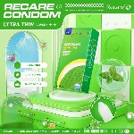 Презервативи Ultra Thin Mint Condoms Recare 12 шт, ультратонкі, аромат: м'ята - мініатюра 5