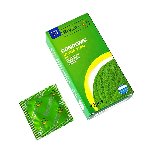 Презервативи Ultra Thin Mint Condoms Recare 12 шт, ультратонкі, аромат: м'ята - мініатюра 2