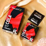 Презервативи Holographic Recare Cola Dotted&Ribbed Condoms 3 шт, з пухирцями і ребрами, аромат: Кола - мініатюра 5