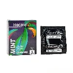 Презервативи Holographic Recare Ultra Thin Mint Condoms 3шт, ультратонкі, аромат: м'ята - мініатюра 1
