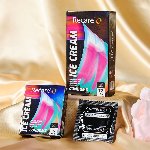 Презервативи Holographic Recare Ice Cream Big Dotted Condoms 3 шт, з пухирцями, аромат: морозиво - мініатюра 6