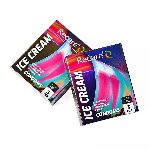 Презервативи Holographic Recare Ice Cream Big Dotted Condoms 3 шт, з пухирцями, аромат: морозиво - мініатюра 3