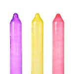 Презервативи Holographic Recare Fruit Flavour Condoms 3 шт, аромати: м'ята, банан, полуниця - мініатюра 2