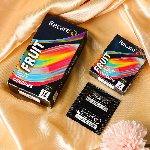 Презервативи Holographic Recare Fruit Flavour Condoms 3 шт, аромати: м'ята, банан, полуниця - мініатюра 5