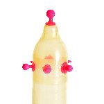 Насадка на член Recare Pink Monster Spike Condom (презерватив з кульками та вусиками) - мініатюра 2