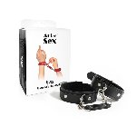 Наручники із натуральної шкіри Art of Sex - Eva, колір чорний - мініатюра 2