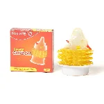 Насадка на член Recare Spike Condom Orange (презерватив з вусиками та шипами) - мініатюра 1