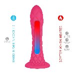 Фалоімітатор SilexD Fantasy Liquid Silicone Dreamy 7in Pink - мініатюра 4