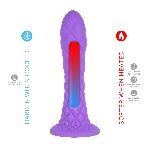 Фалоімітатор SilexD Fantasy Liquid Silicone Dreamy 7in Purple - мініатюра 4