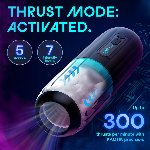 Смарт-мастурбатор Kaotik Labs The Shockwave, режим edging, імітація фрикцій - мініатюра 12