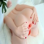 Мастурбатор-попа Naked Factory MONICA, вагіна + анус, 2 канали, дуже реалістичний, наскрізний - мініатюра 12