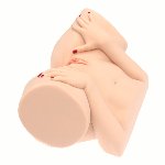 Мастурбатор-півторс Naked Factory BARBIE, вагіна + анус, 2 канали, дуже реалістичний, наскрізний - мініатюра 2