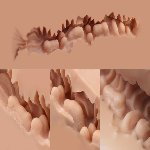 Мастурбатор-півторс Naked Factory SCARLET, вагіна + анус, вузький вхід, дуже реалістичний, наскрізний - мініатюра 5