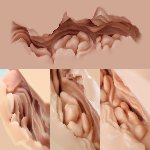 Мастурбатор-попа Naked Factory HANNAH, вагіна + анус, дуже реалістичний, наскрізний - мініатюра 5
