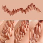 Мастурбатор Naked Factory TRISHA B TYPE, виражені статеві губи, вагіна + анус, дуже реалістичний - мініатюра 6
